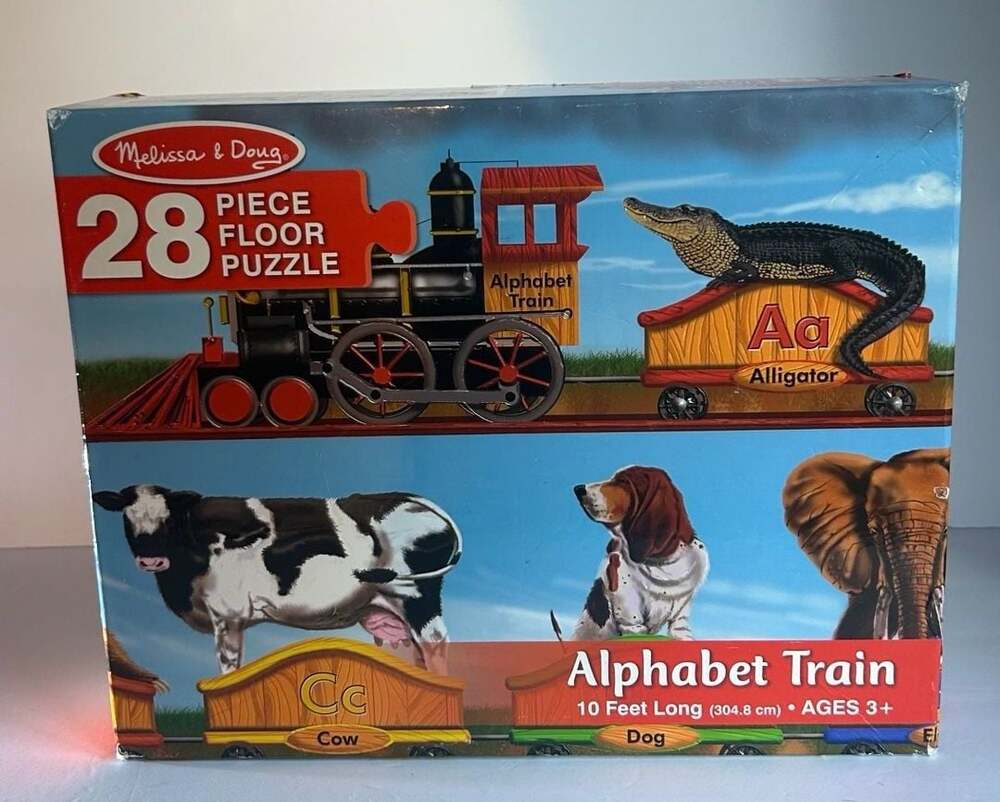 Melissa & Doug Alphabet Train 28 Piece Floor Puzzle